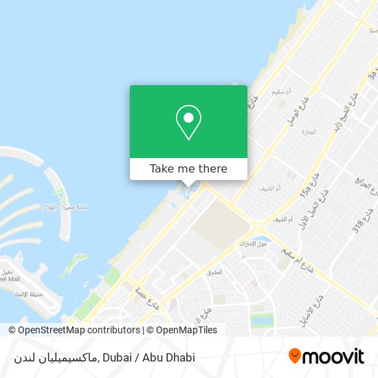 ماكسيميليان لندن map