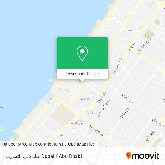بنك دبي التجاري map