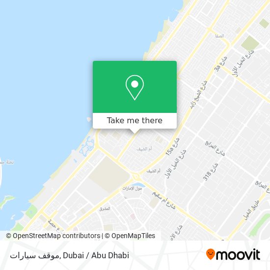 موقف سيارات map