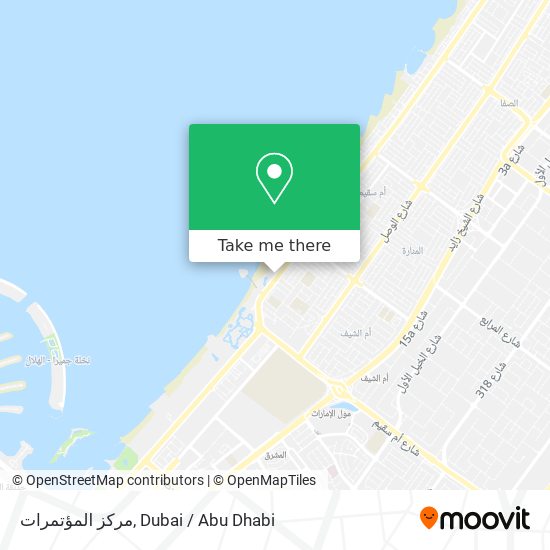 مركز المؤتمرات map