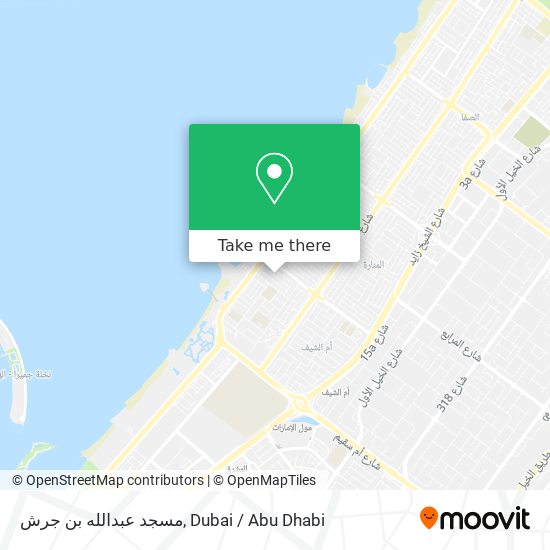 مسجد عبدالله بن جرش map