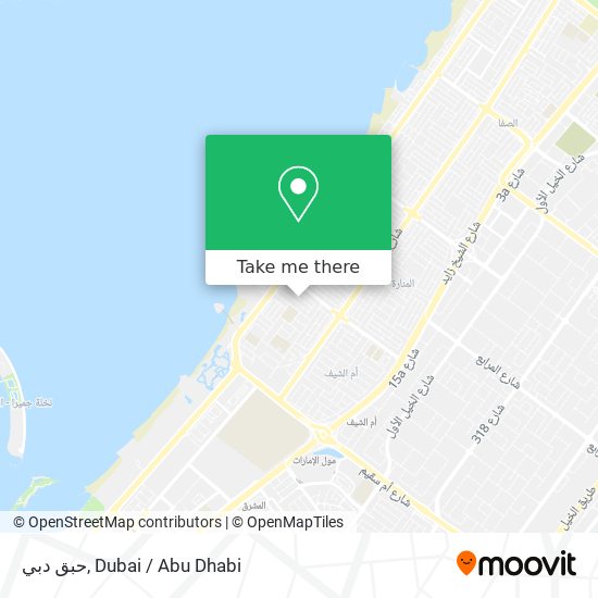 حبق دبي map