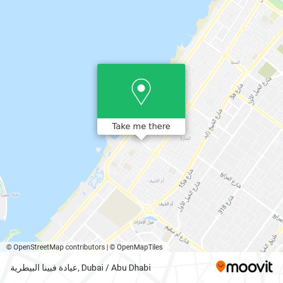 عيادة فيينا البيطرية map