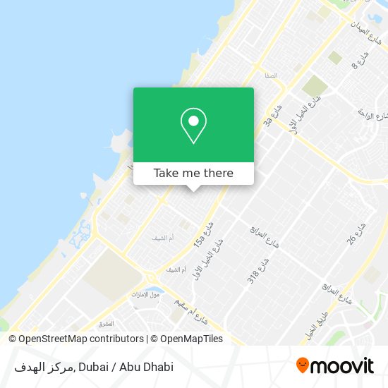 مركز الهدف map