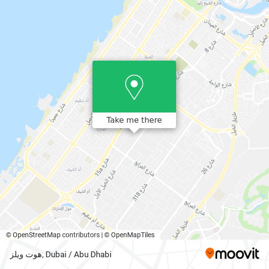 هوت ويلز map