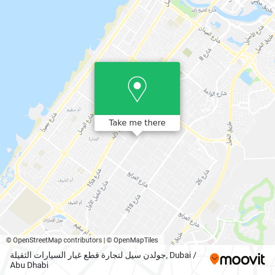 جولدن سيل لتجارة قطع غيار السيارات الثقيلة map