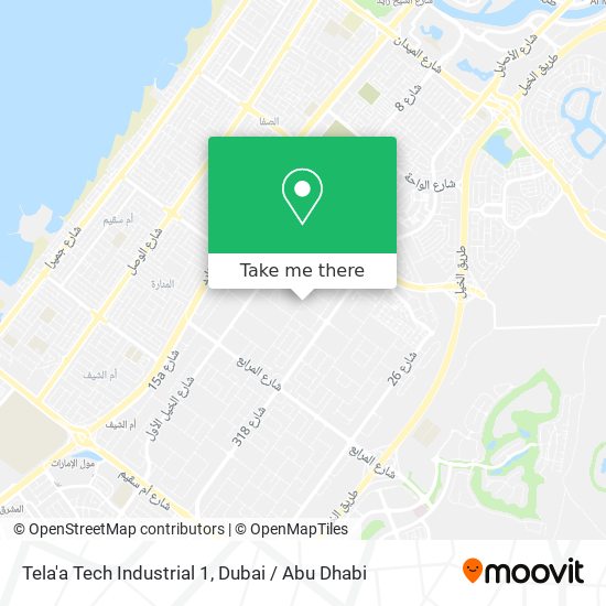 Tela'a Tech Industrial 1 map