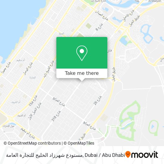 مستودع شهرزاد الخليج للتجارة العامة map