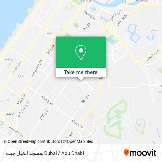 مسجد الخيل جيت map