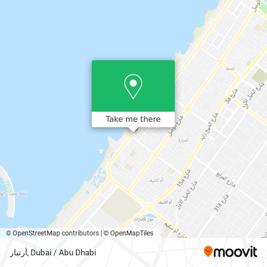 أرتبار map