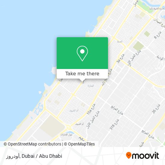 أودروز map