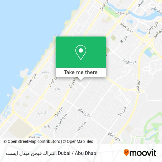 انتراك فيجن ميدل ايست map