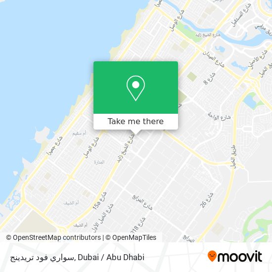 سواري فود تريدينج map