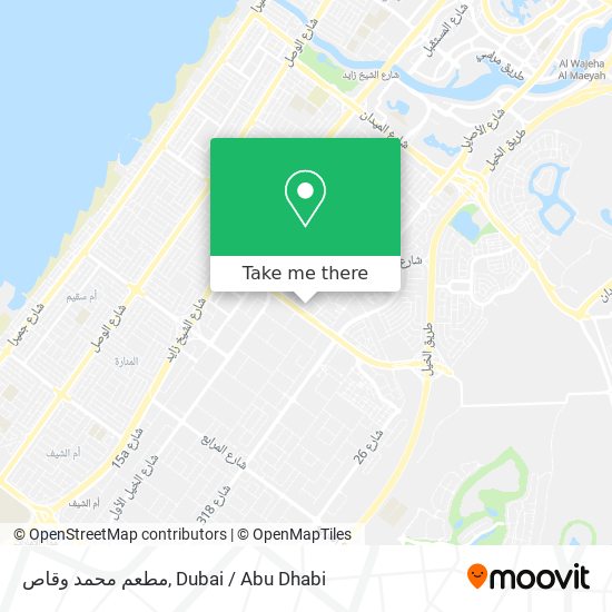مطعم محمد وقاص map