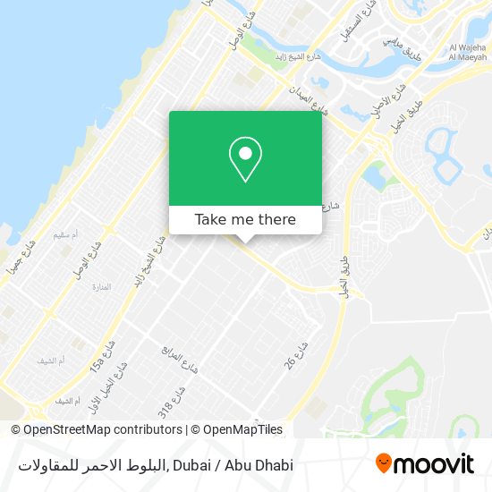 البلوط الاحمر للمقاولات map