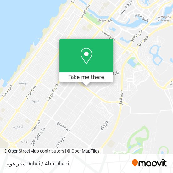 بيتر هوم map