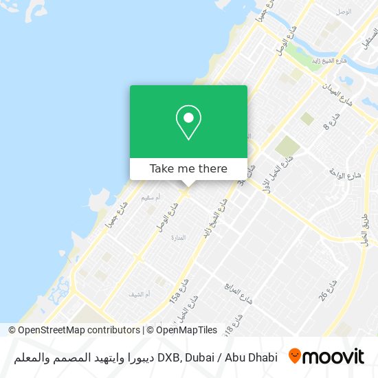 ديبورا وايتهيد المصمم والمعلم DXB map