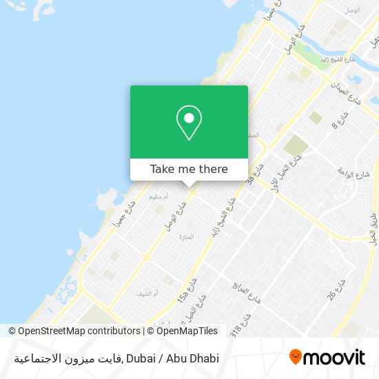 فايت ميزون الاجتماعية map