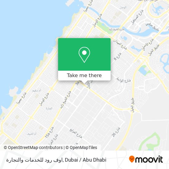 اوف رود للخدمات والتجارة map