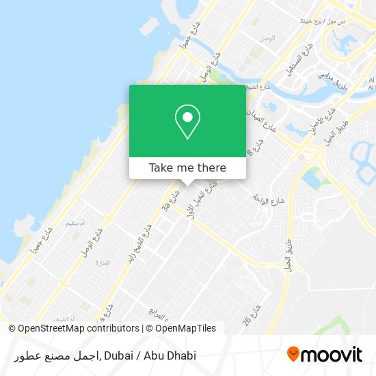 اجمل مصنع عطور map