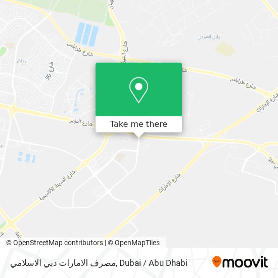 مصرف الامارات دبي الاسلامي map