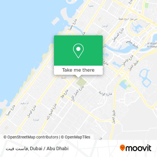 فاست فيت map