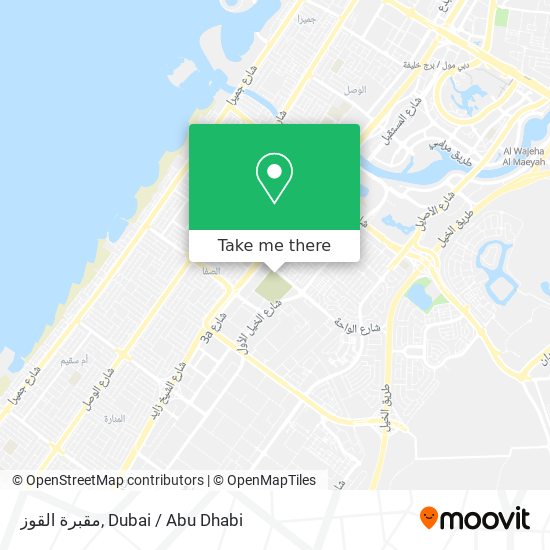 مقبرة القوز map