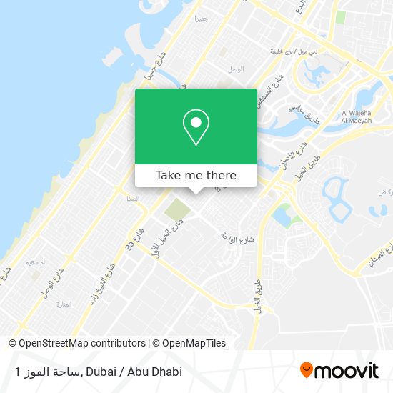 ساحة القوز 1 map