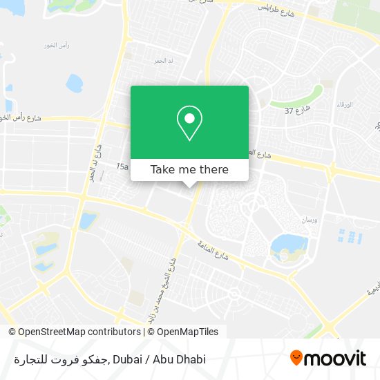 جفكو فروت للتجارة map