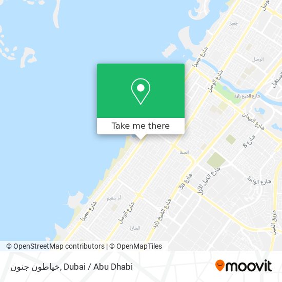 خياطون جنون map