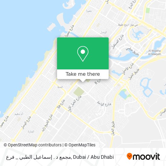 مجمع د . إسماعيل الطبي _ فرع map