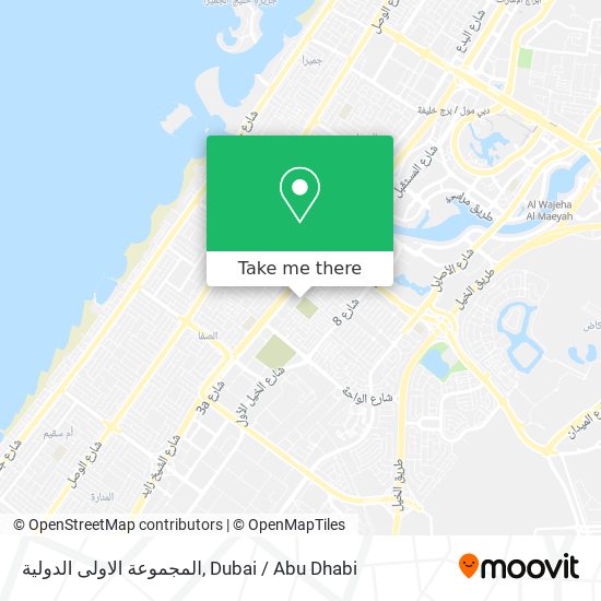المجموعة الاولى الدولية map