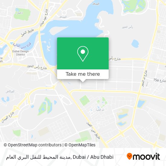 مدينة المحيط للنقل البري العام map