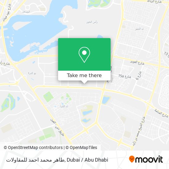 طاهر محمد احمد للمقاولات map