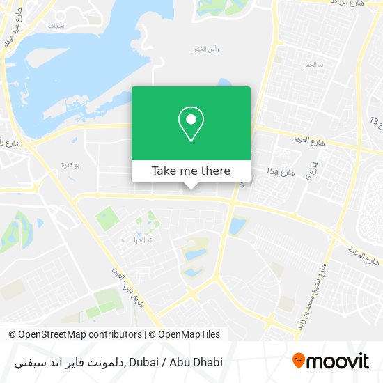 دلمونت فاير اند سيفتي map