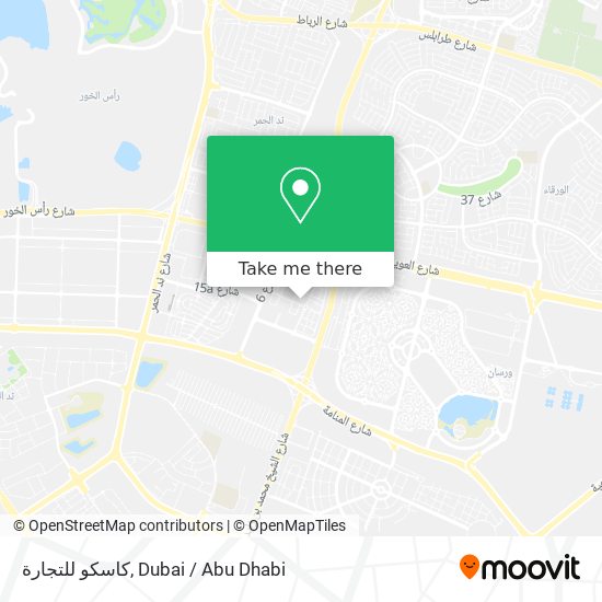 كاسكو للتجارة map