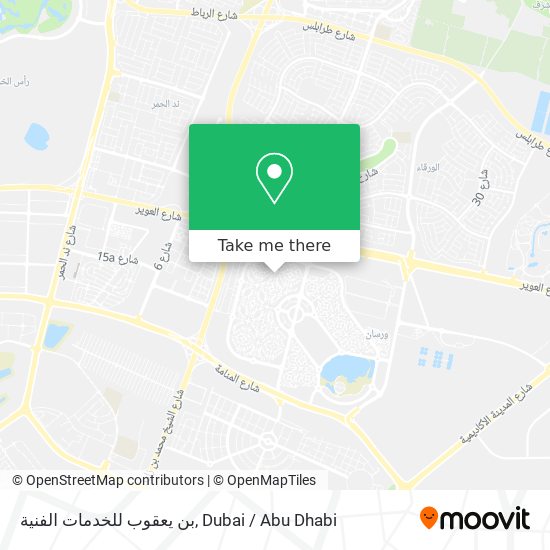 بن يعقوب للخدمات الفنية map