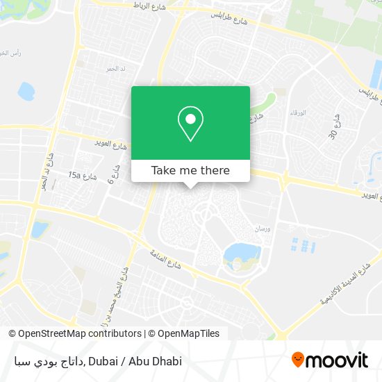 داتاج بودي سبا map