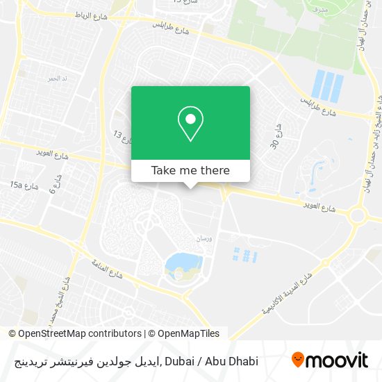 ايديل جولدين فيرنيتشر تريدينج map