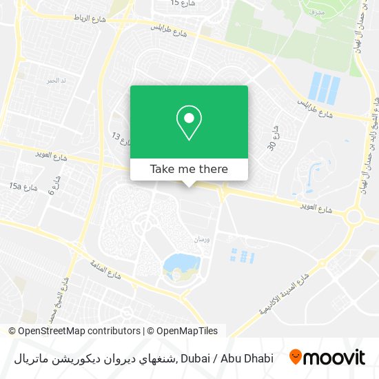 شنغهاي ديروان ديكوريشن ماتريال map