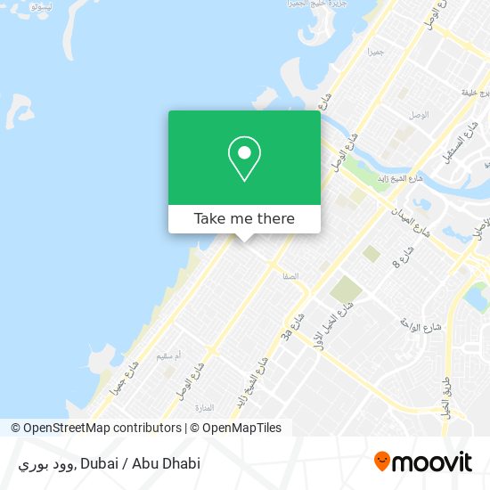 وود بوري map