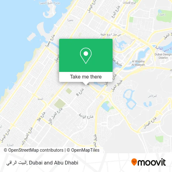 البيت الراقي map