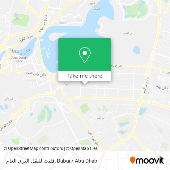 فليت للنقل البري العام map