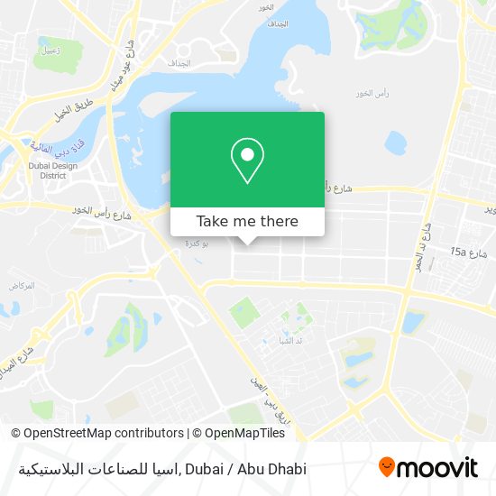 اسيا للصناعات البلاستيكية map