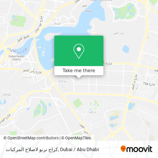 كراج نرنو لاصلاح المركبات map