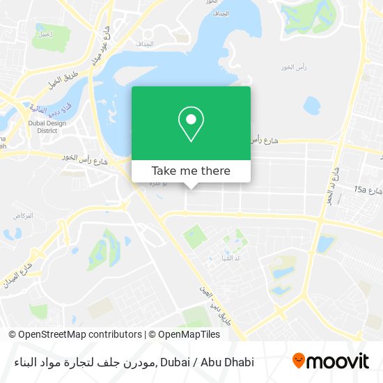 مودرن جلف لتجارة مواد البناء map