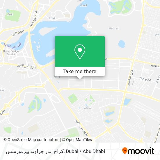 كراج اندر جراوند بيرفورمنس map