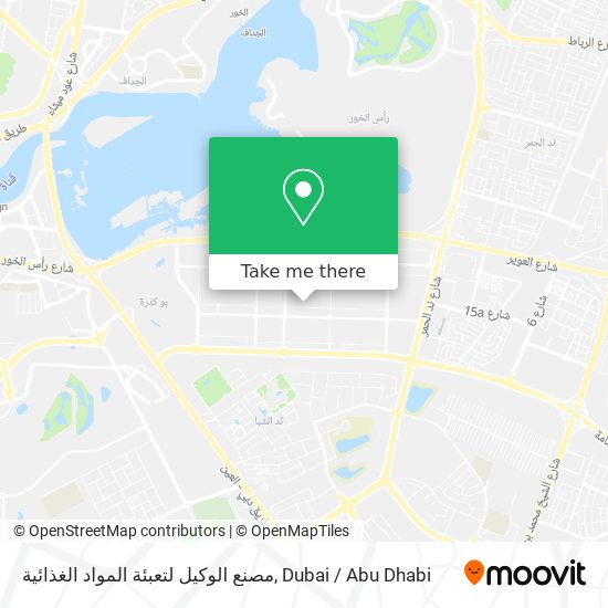 مصنع الوكيل لتعبئة المواد الغذائية map