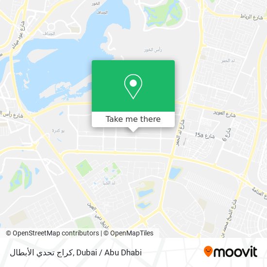 كراج تحدي الأبطال map