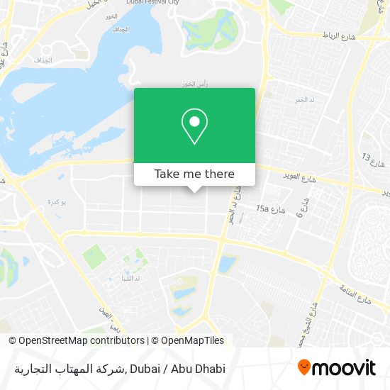 شركة المهتاب التجارية map